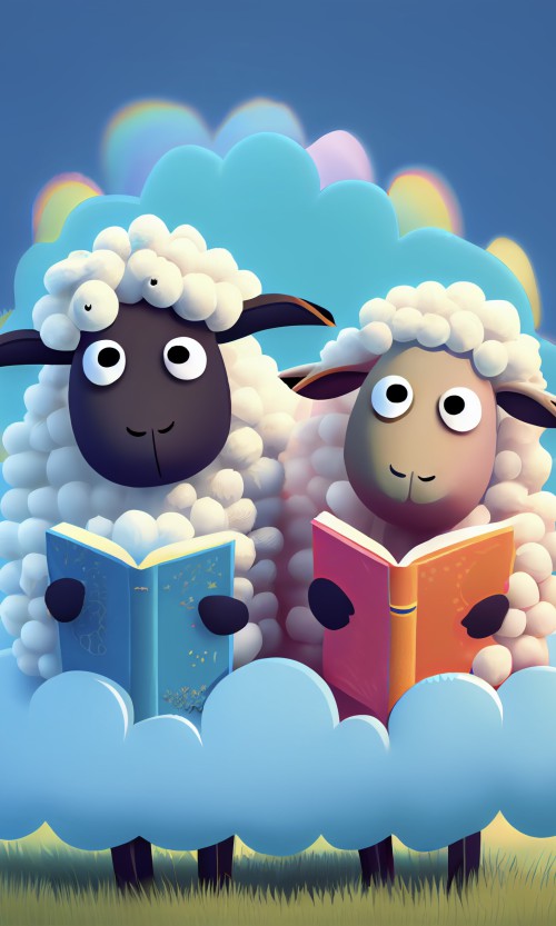 Sheep Bible Faith Happy Praying 小羊 聖經