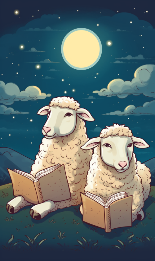 Sheep Bible Faith Happy Praying 小羊 聖經