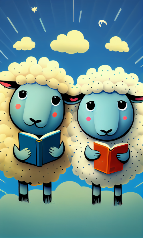 Sheep Bible Faith Happy Praying 小羊 聖經