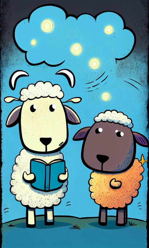 Sheep Bible Faith Happy Praying 小羊 聖經