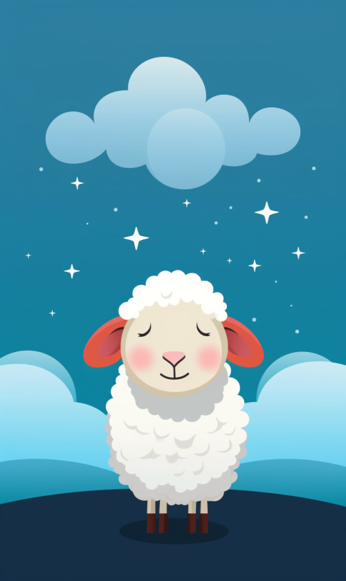 ichowck sheep praying faith happy sky colored cartoon style a6a1692d b82c 4f83 9ec9 c63502a53e08