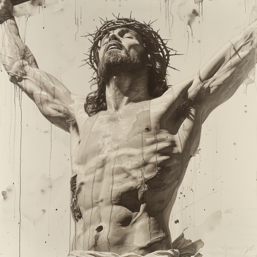 ichowck Jesus crucified in jojo style 1cd8ee52 8a93 4054 999a 48c8f679530c