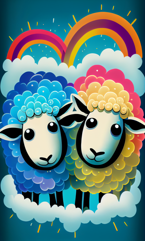 ichowck two sheep read bible faith happy sky colored cartoon st ab018592 0948 4bc2 b19c bf4461c1a59f