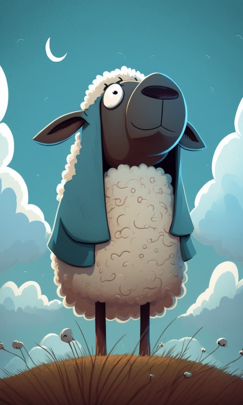 Sheep Faith Happy Praying 小羊 祈禱 信心